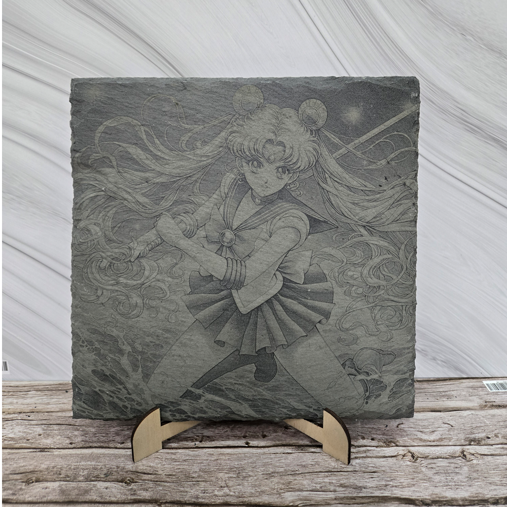 Гравирана вулканична плочка Sailor Moon