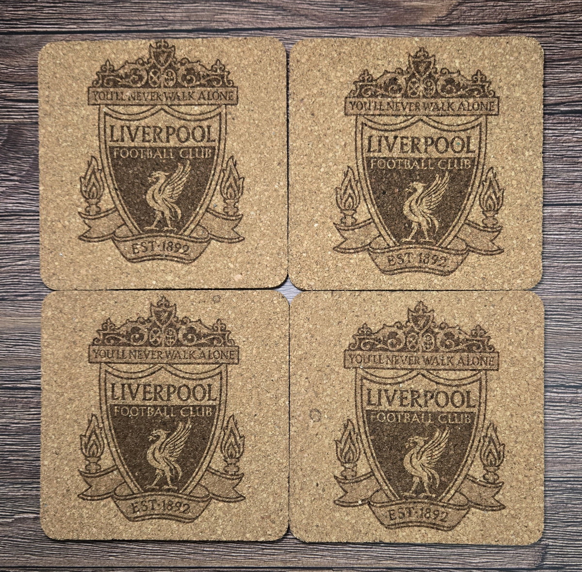 Комплект коркови подложки Liverpool FC
