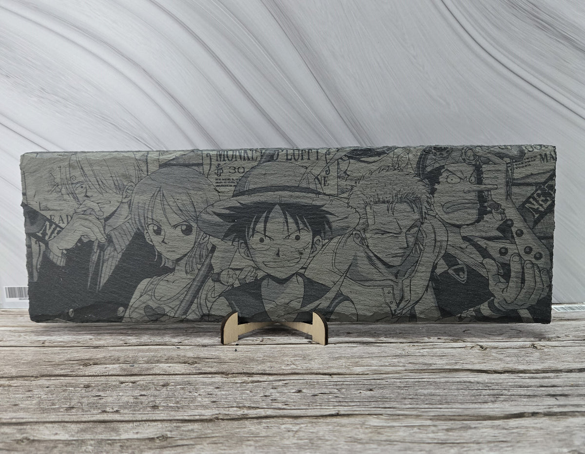 Гравирана вулканична плочка, вдъхновена от One Piece 6