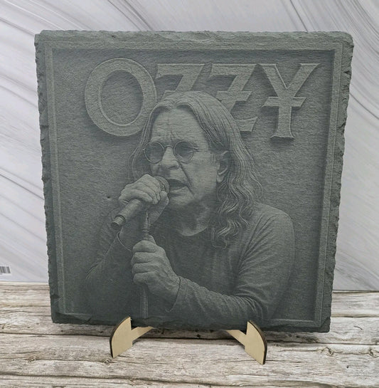 Гравирана вулканична плочка Ozzy Osbourne 3