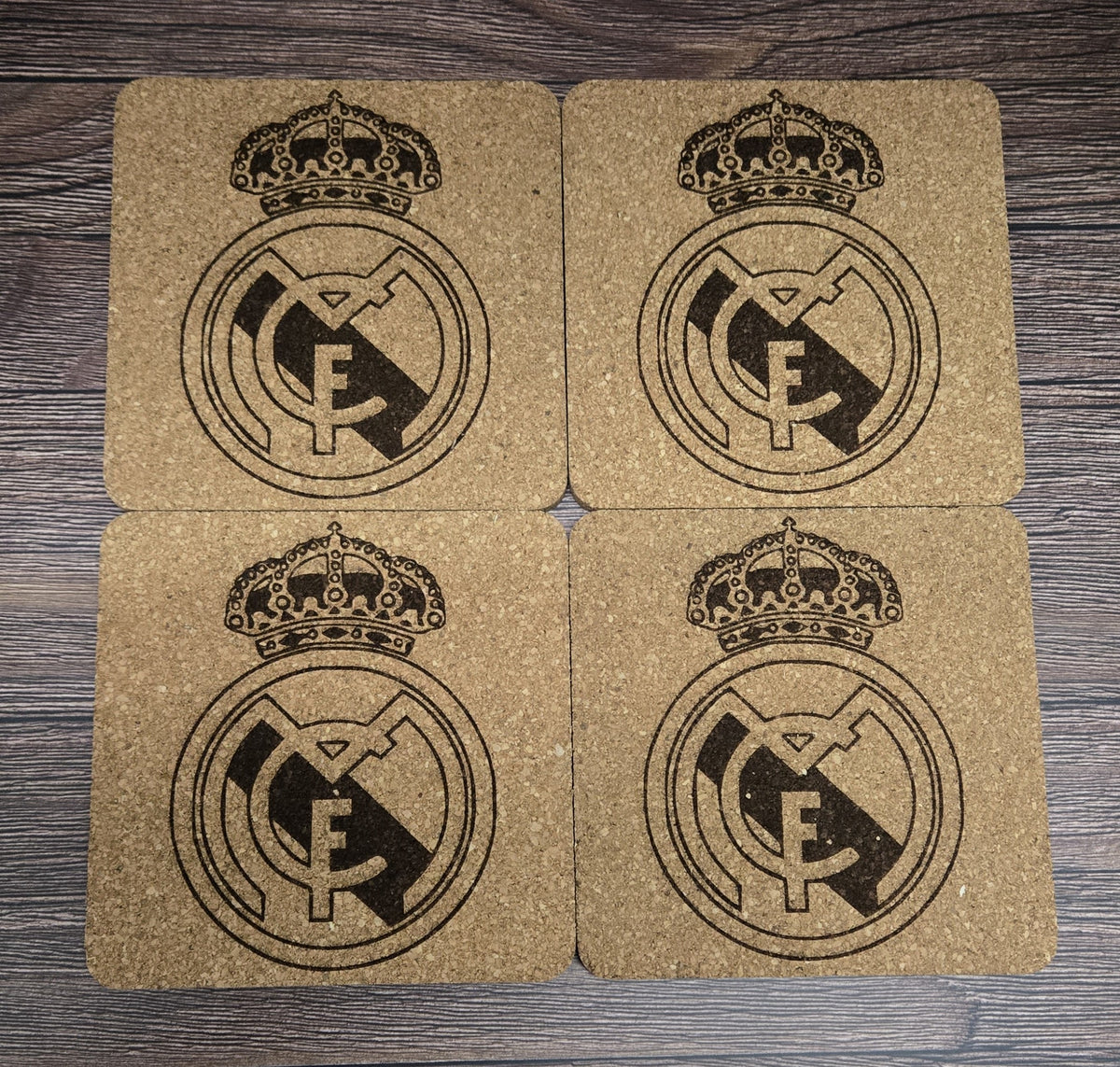 Комплект коркови подложки Real Madrid CF