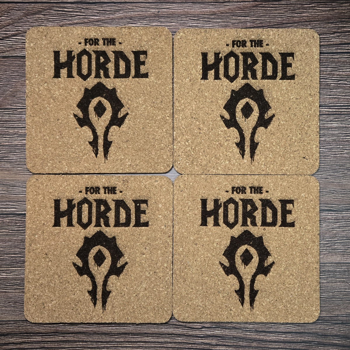 Комплект коркови подложки World of Warcraft Horde