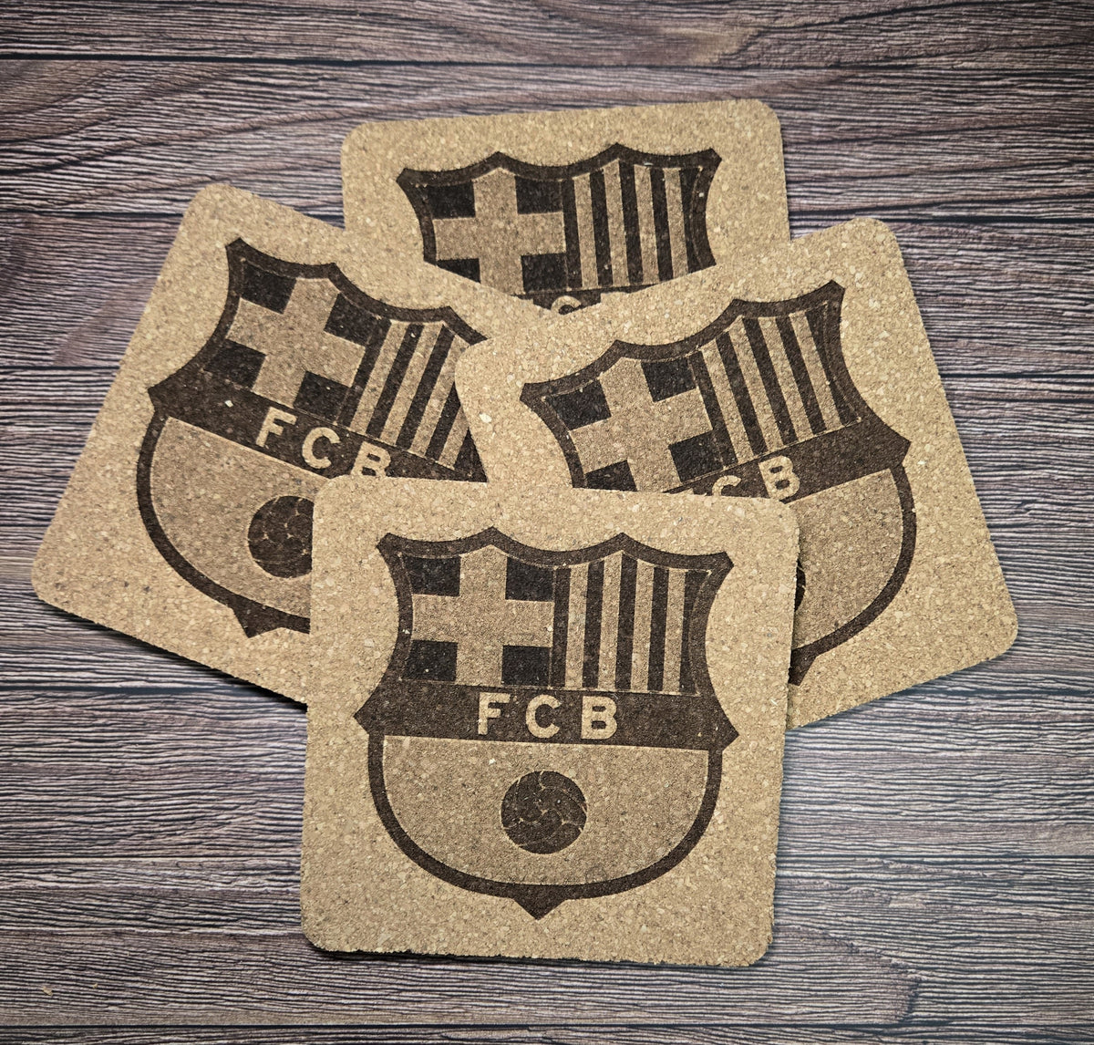 Комплект коркови подложки FC Barcelona