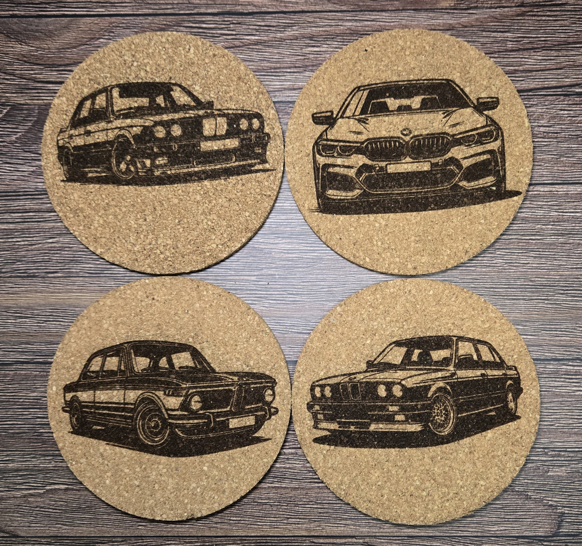 Комплект коркови подложки BMW