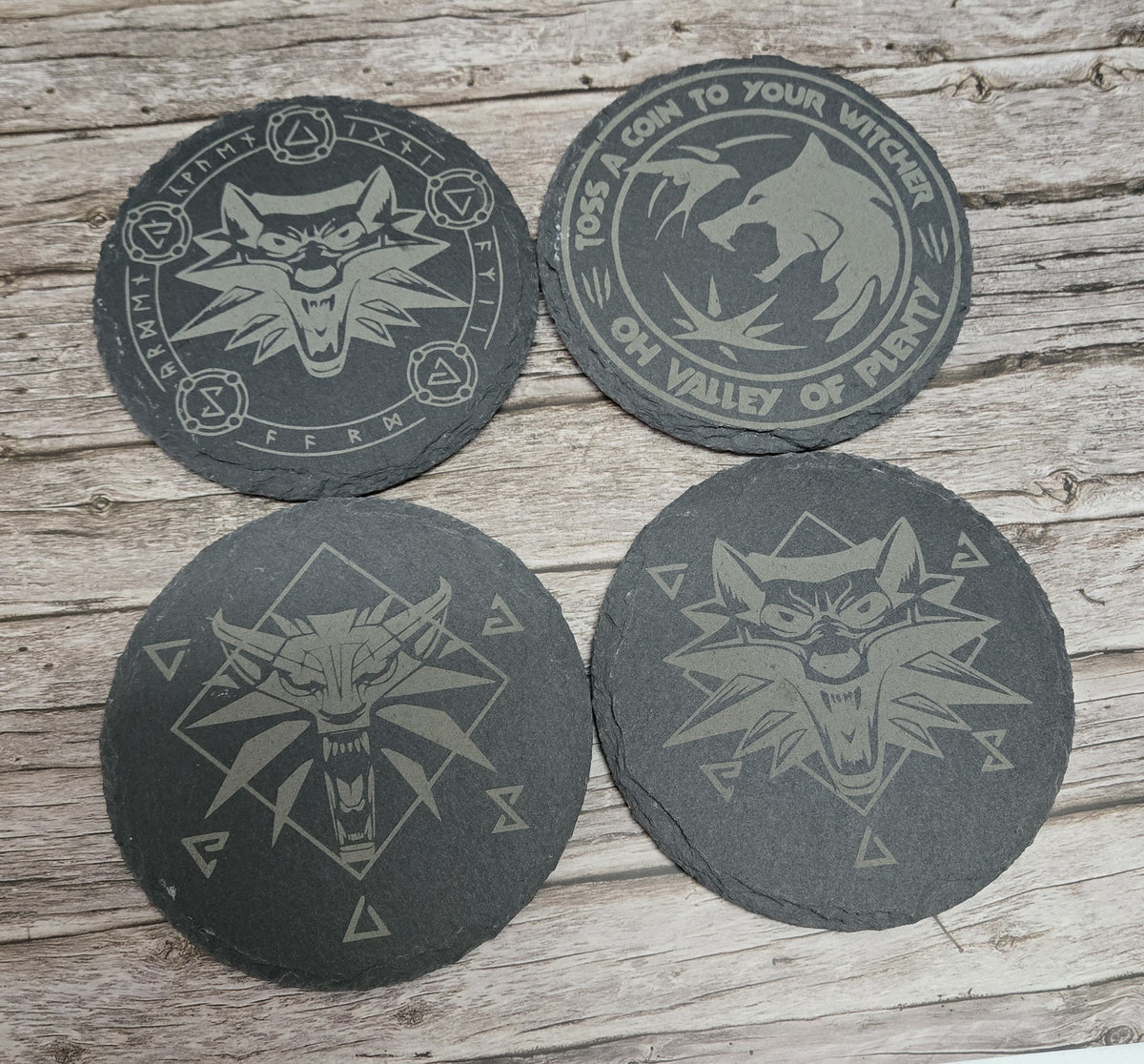 Комплект вулканични подложки вдъхновена от The Witcher