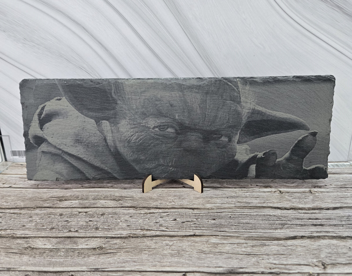 Гравирана вулканична плочка Star Wars Yoda