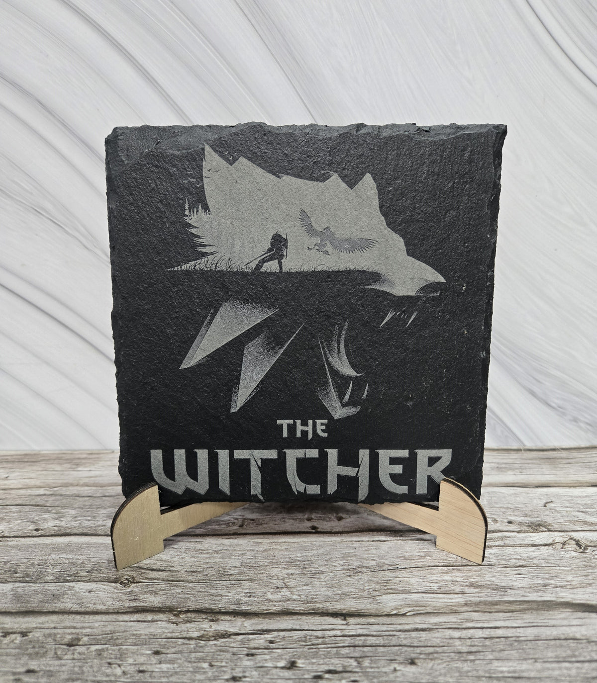 Гравирана вулканична плочка The Witcher