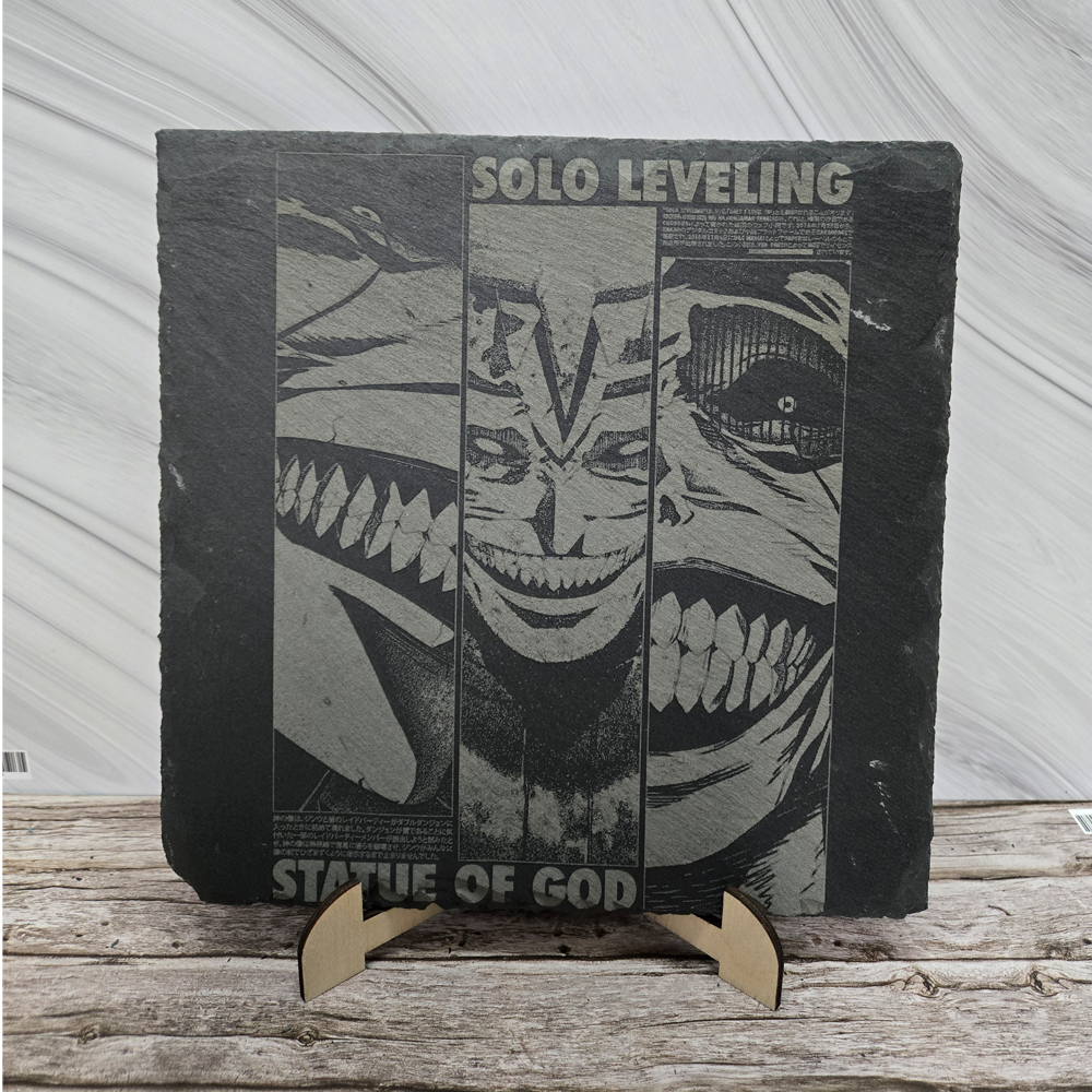 Гравирана вулканична плочка вдъхновена от Solo Leveling 2