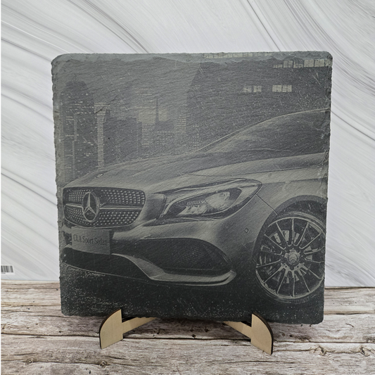 Гравирана вулканична плочка Mercedes
