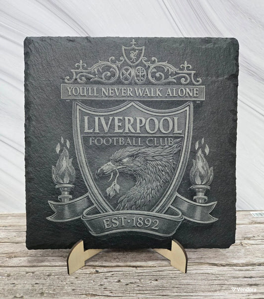 Гравирана вулканична плочка, вдъхновена от Liverpool